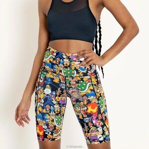 Blackmilk Super Mario Enemies HW Bike Shorts
